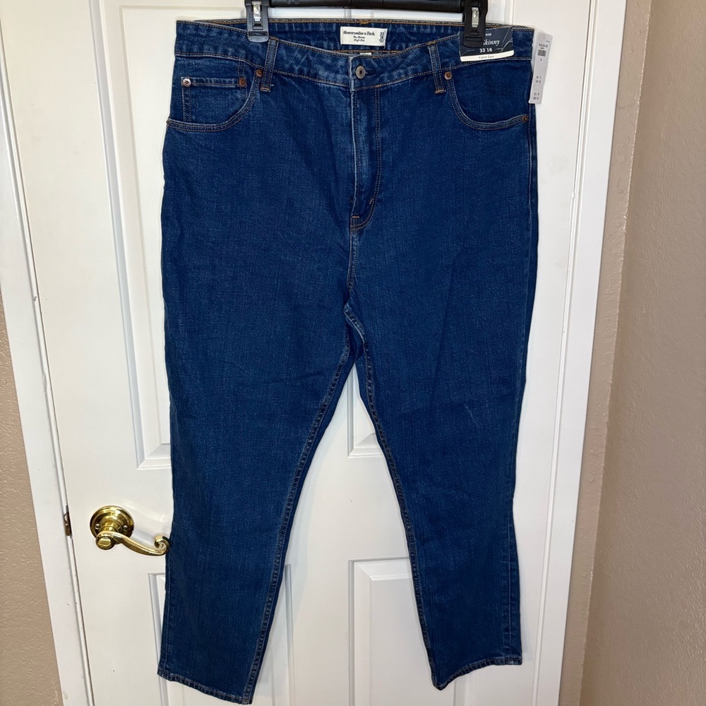Abercrombie & Fitch Women’s High-Rise Skinny Jeans 16